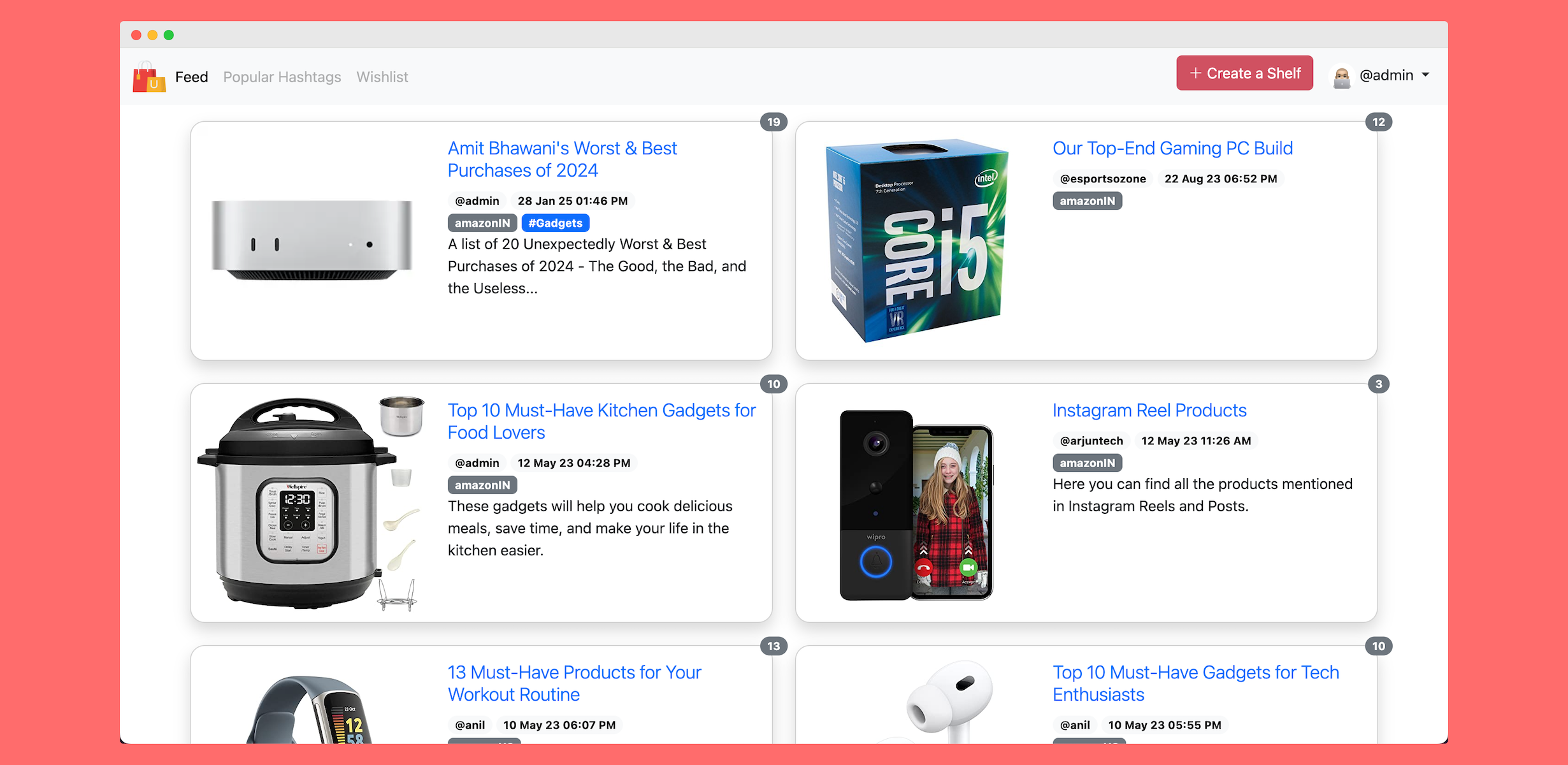 Shelve – The Ultimate Amazon Product Showcase for Creators